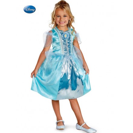 Girl's Disney Cinderella Sparkle Classic Costume (3-4yrs)